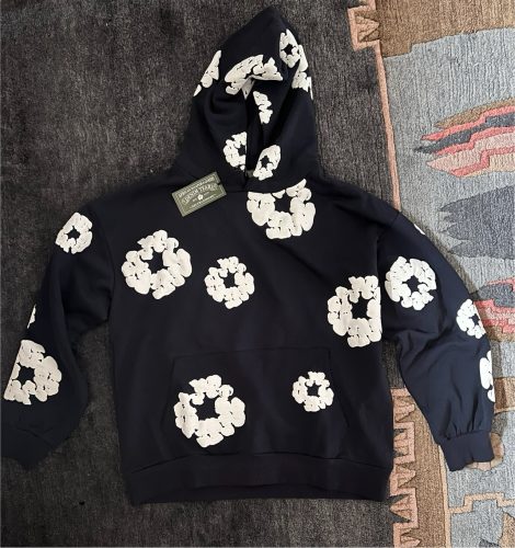 Click to view full screen Denim Tears Hooded Sweatshirt photo review